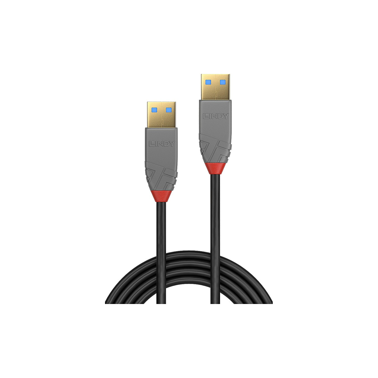 LINDY USB 3.0 Kabel Typ A A Anthra Line M M 1m — Buy in Cyprus with Fast Delivery