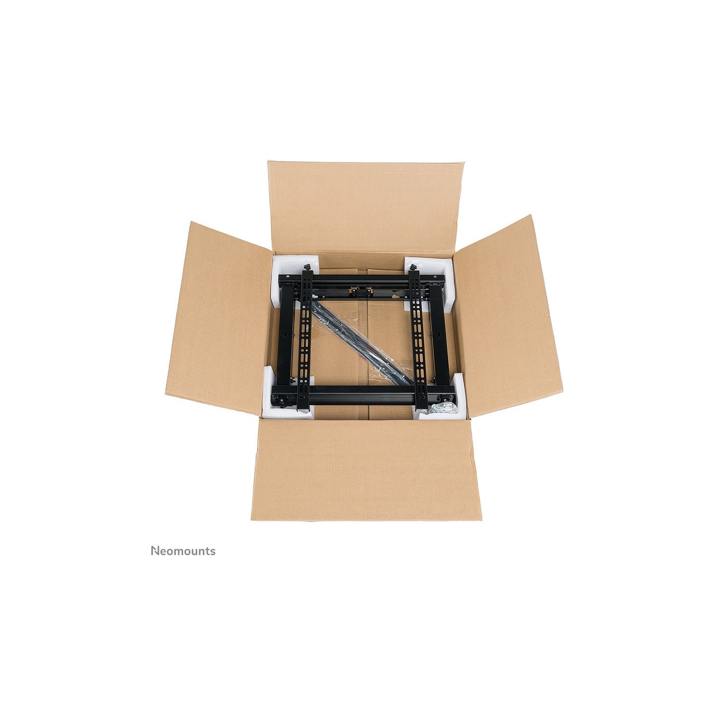Neomounts WL95-800BL1 Push-to-Pop-Out Videowall-Wandhalterung für 42-70' Bildschirme - Schwarz