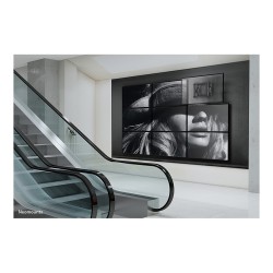 Neomounts WL95-800BL1 Push-to-Pop-Out Videowall-Wandhalterung für 42-70' Bildschirme - Schwarz