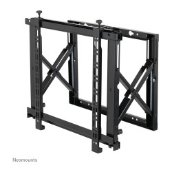 Neomounts WL95-800BL1 Push-to-Pop-Out Videowall-Wandhalterung für 42-70' Bildschirme - Schwarz