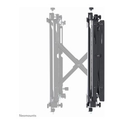 Neomounts WL95-800BL1 Push-to-Pop-Out Videowall-Wandhalterung für 42-70' Bildschirme - Schwarz