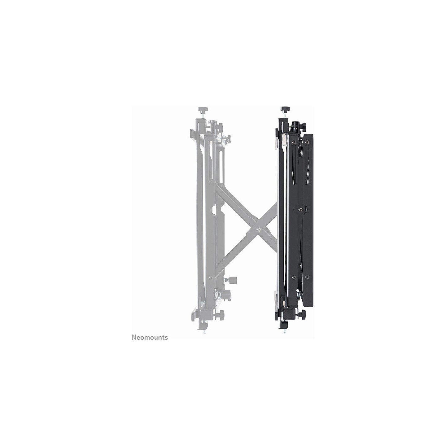 Neomounts WL95-800BL1 Push-to-Pop-Out Videowall-Wandhalterung für 42-70' Bildschirme - Schwarz