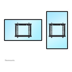 Neomounts WL95-800BL1 Push-to-Pop-Out Videowall-Wandhalterung für 42-70' Bildschirme - Schwarz