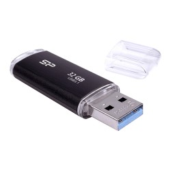 STICK USB3.1 32GB Silicon Power B02 Black — Buy in Cyprus with Fast Delivery