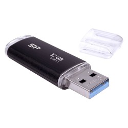 STICK USB3.1 32GB Silicon Power B02 Black — Buy in Cyprus with Fast Delivery