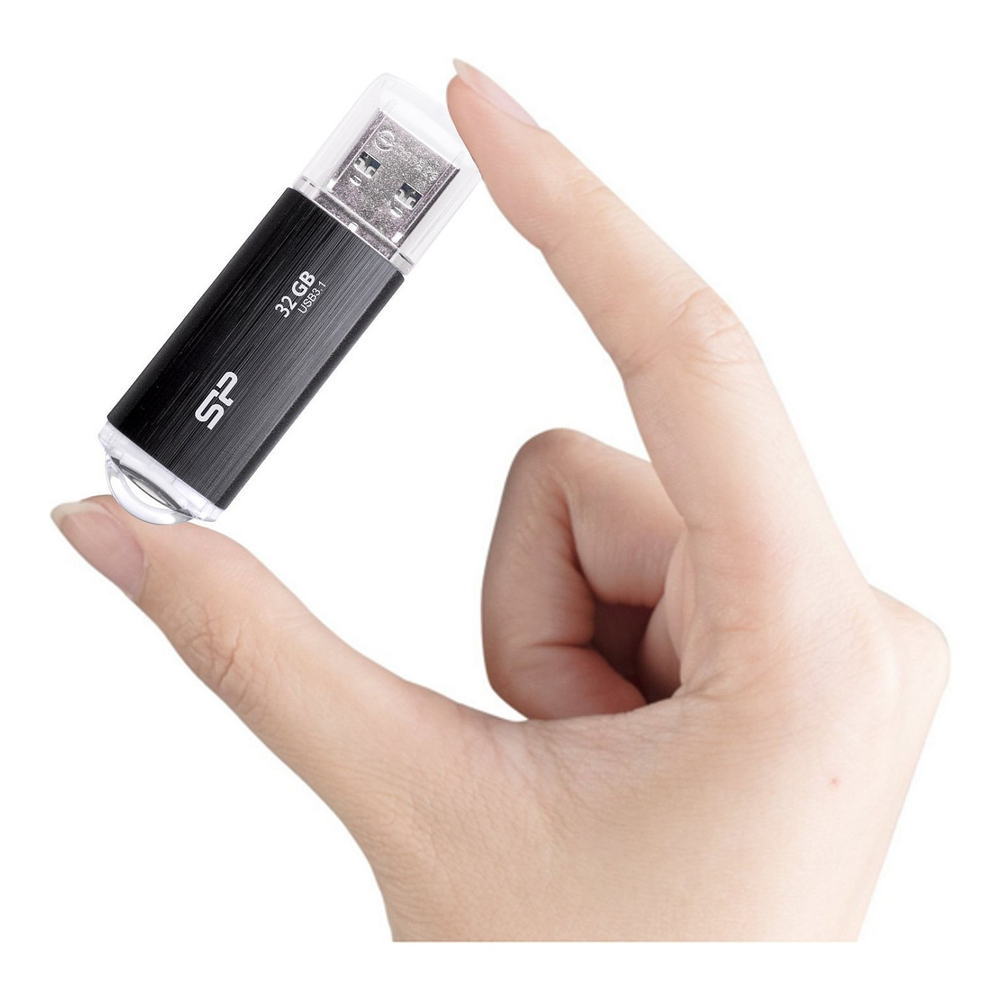 STICK USB3.1 32GB Silicon Power B02 Black — Buy in Cyprus with Fast Delivery