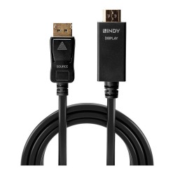 LINDY DisplayPort an HDMI Kabel 4K30 (DP: passiv) 2m — Buy in Cyprus with Fast Delivery