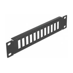 Delock 10? LWL Patchpanel 12 Port für SC Duplex LC Quad 1 HE schwarz — Buy in Cyprus with Fast Delivery