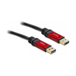 Delock Premium - USB-Kabel - 9-polig USB Typ A (M) - USB Typ A (M) 2m — Buy in Cyprus with Fast Delivery