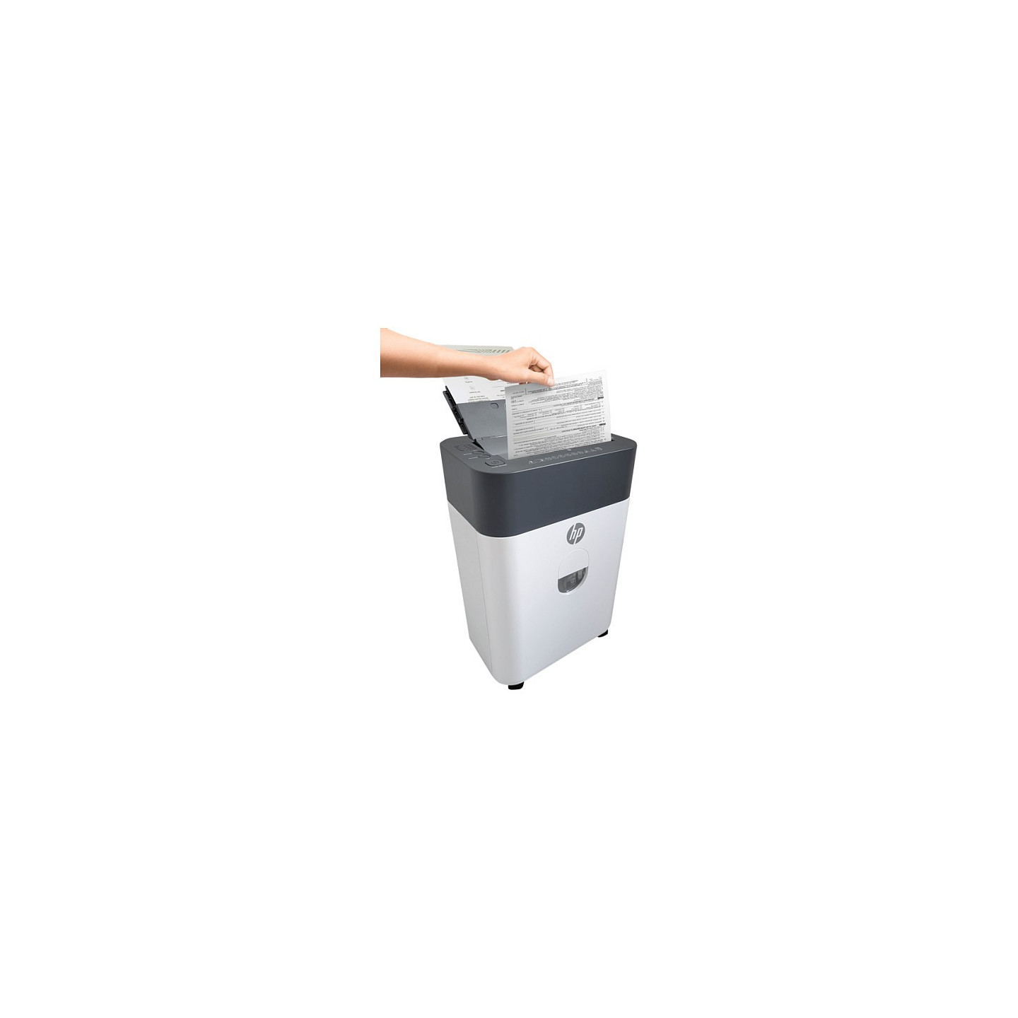 HP OneShred Auto 100CC Aktenvernichter mit Partikelschnitt bis 100 Blatt weiß — Buy in Cyprus with Fast Delivery