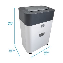 HP OneShred Auto 100CC Aktenvernichter mit Partikelschnitt bis 100 Blatt weiß — Buy in Cyprus with Fast Delivery