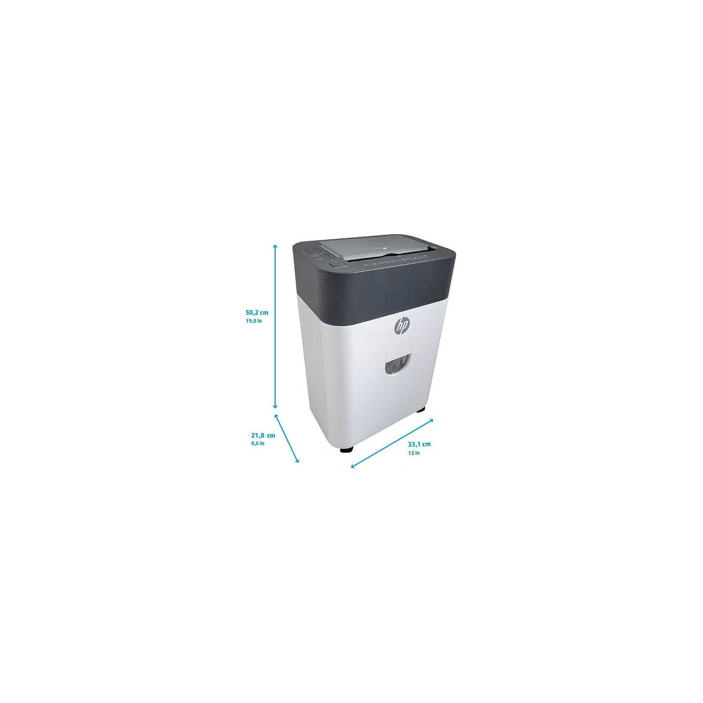 HP OneShred Auto 100CC Aktenvernichter mit Partikelschnitt bis 100 Blatt weiß — Buy in Cyprus with Fast Delivery