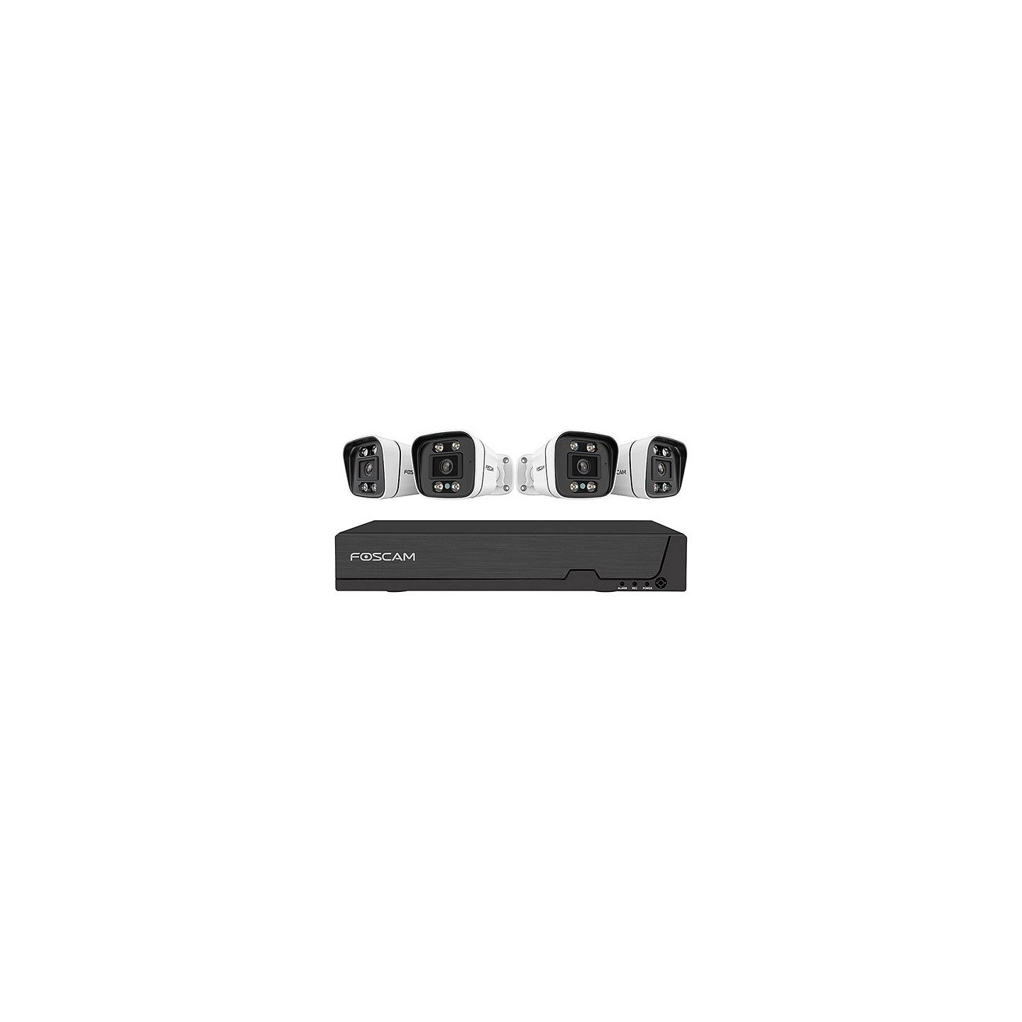 FOSCAM FNA108E-B4-2T Überwachungskameraset 4 Kameras mit Recorder Weiß — Buy in Cyprus with Fast Delivery