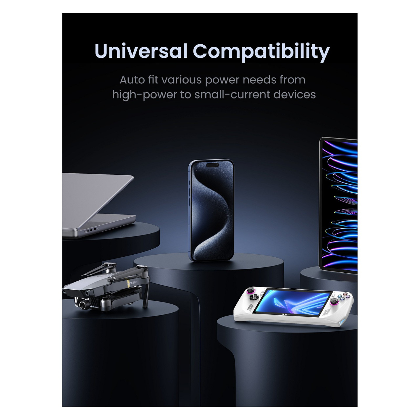 48000mAh 300W Fast Charging Power Bank gray — Buy in Cyprus with Fast Delivery