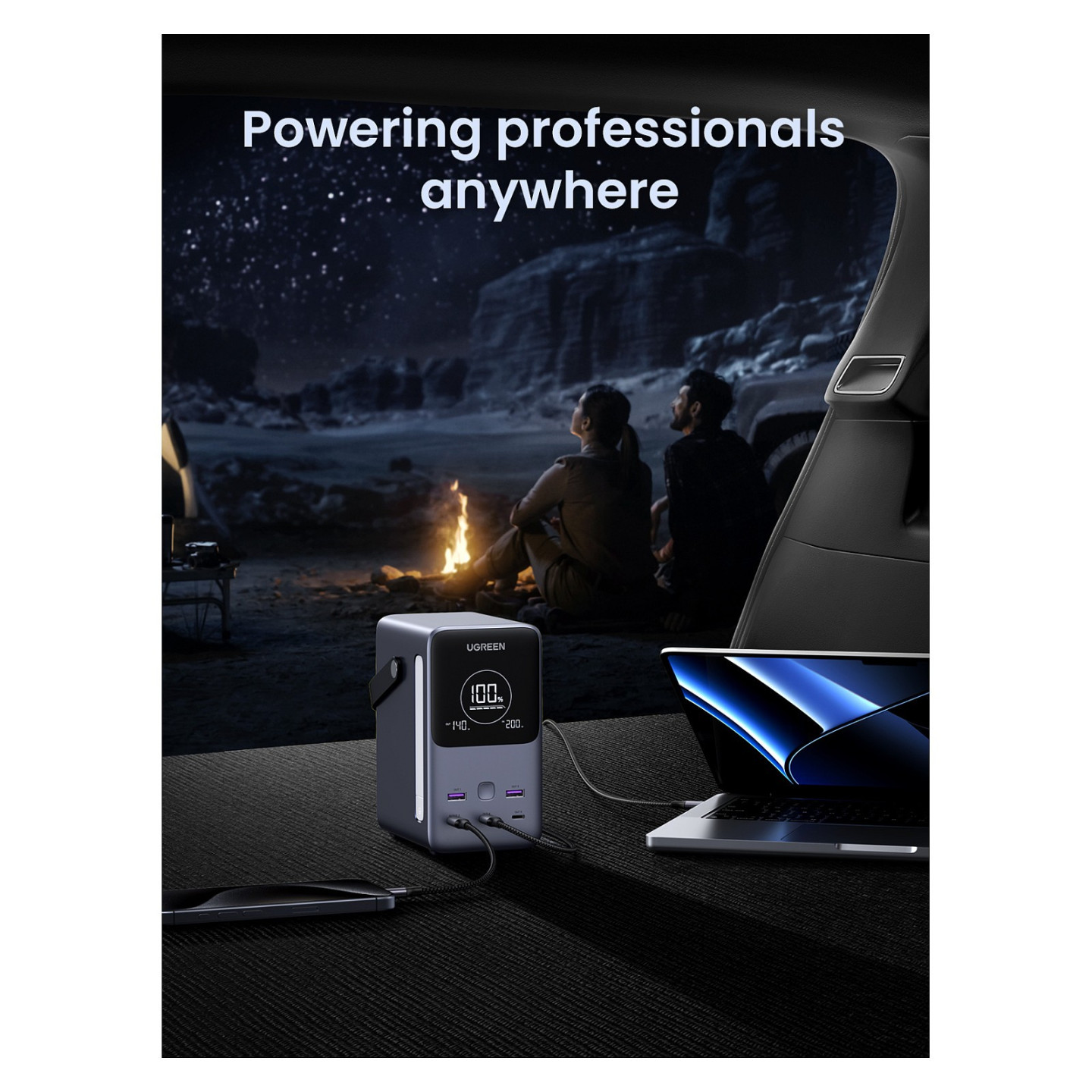 48000mAh 300W Fast Charging Power Bank gray — Buy in Cyprus with Fast Delivery