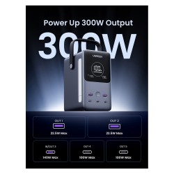 48000mAh 300W Fast Charging Power Bank gray — Buy in Cyprus with Fast Delivery