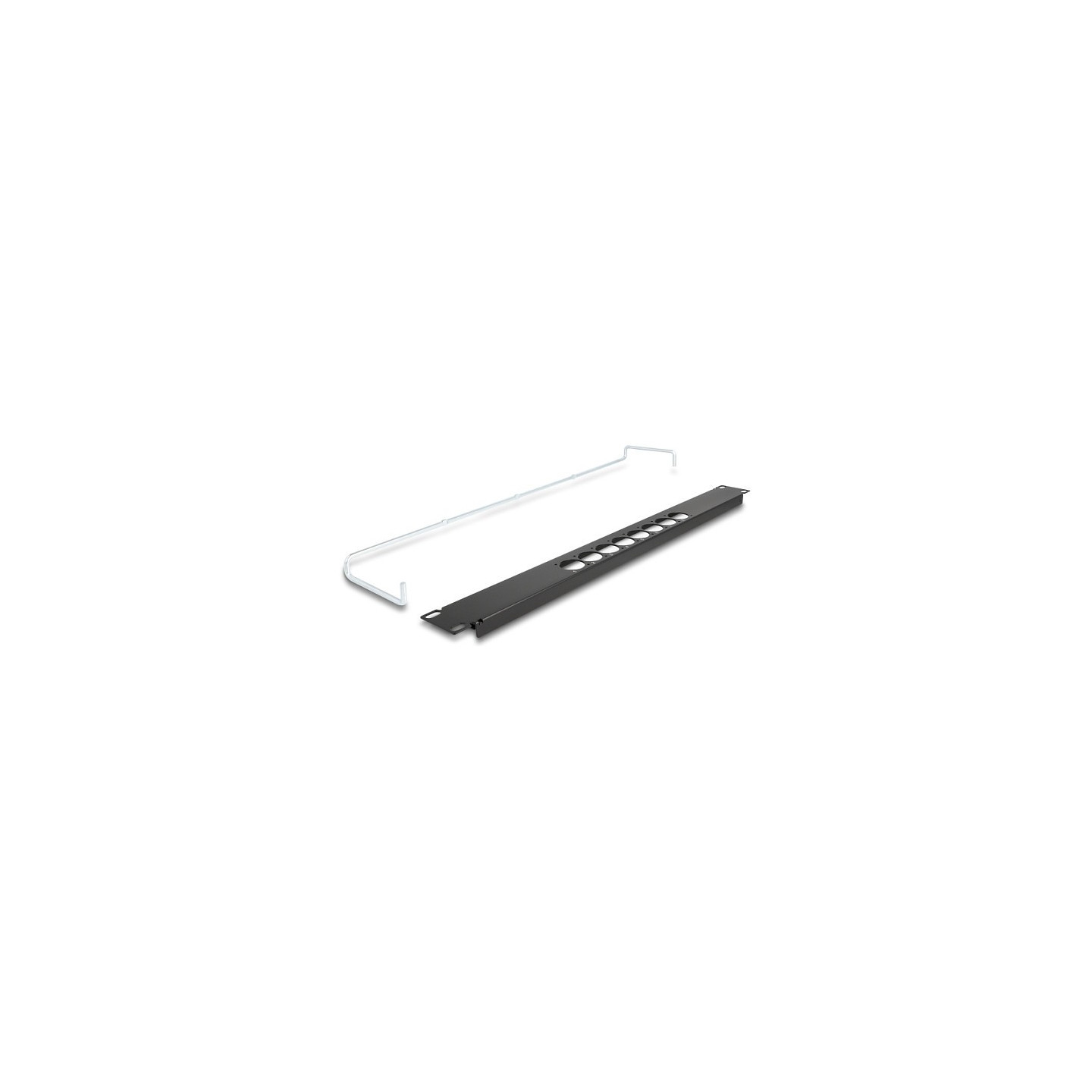 Delock 19? D-Typ Patchpanel mit Entlastungsschiene 8 Port mittig 1 HE schwarz — Buy in Cyprus with Fast Delivery