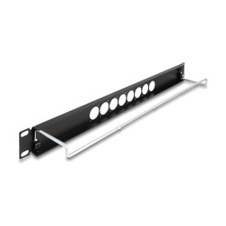 Delock 19? D-Typ Patchpanel mit Entlastungsschiene 8 Port mittig 1 HE schwarz — Buy in Cyprus with Fast Delivery