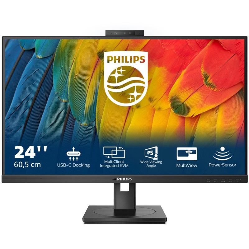 Buy Philips 24B1U5301H - 23.8in FHD IPS Monitor - 75Hz, 4ms, HDMI/DP/USB-C, USB ... in Cyprus, Nicosia, Limassol, Larnaka, Pafos
