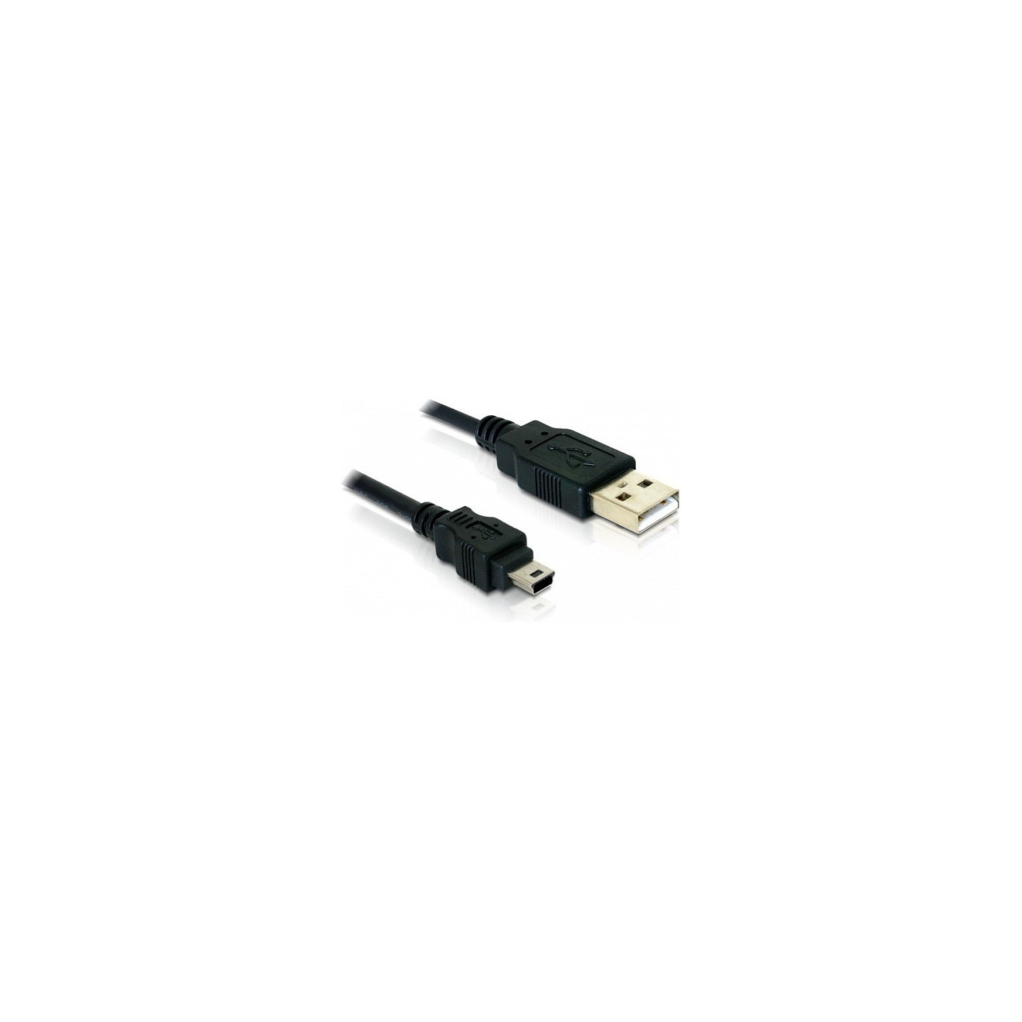 USB2.0 A - B mini (ST-ST) 1.5m DeLOCK Black — Buy in Cyprus with Fast Delivery