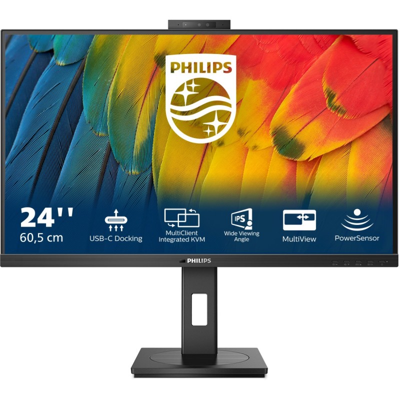 Buy Philips 24B1U5301H - 23.8in FHD IPS Monitor - 75Hz, 4ms, HDMI/DP/USB-C, USB ... in Cyprus, Nicosia, Limassol, Larnaka, Pafos
