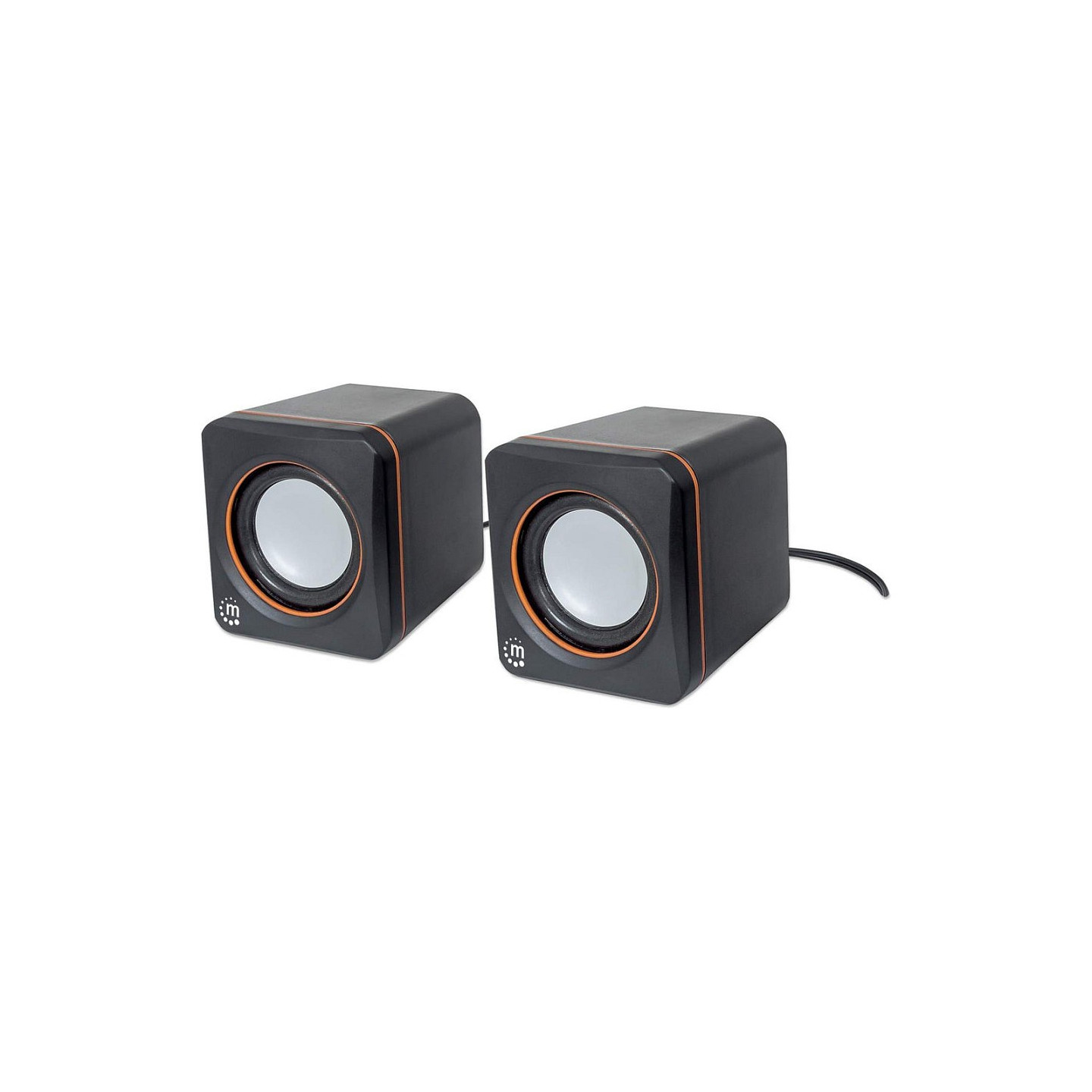 MANHATTAN 2600 Lautsprechersystem Voller Stereoklang und kompaktes Format optimal fuer das mobile Musikerlebnis