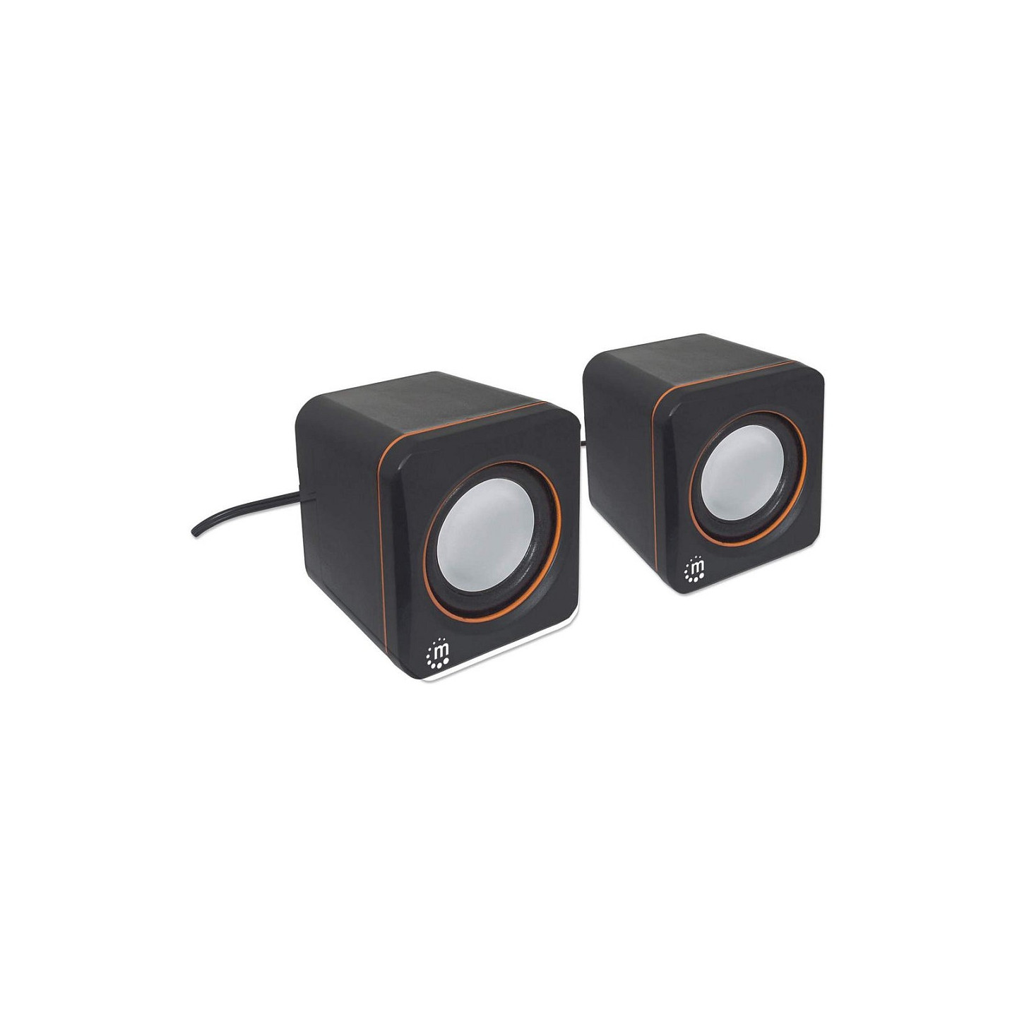 MANHATTAN 2600 Lautsprechersystem Voller Stereoklang und kompaktes Format optimal fuer das mobile Musikerlebnis