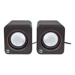 MANHATTAN 2600 Lautsprechersystem Voller Stereoklang und kompaktes Format optimal fuer das mobile Musikerlebnis