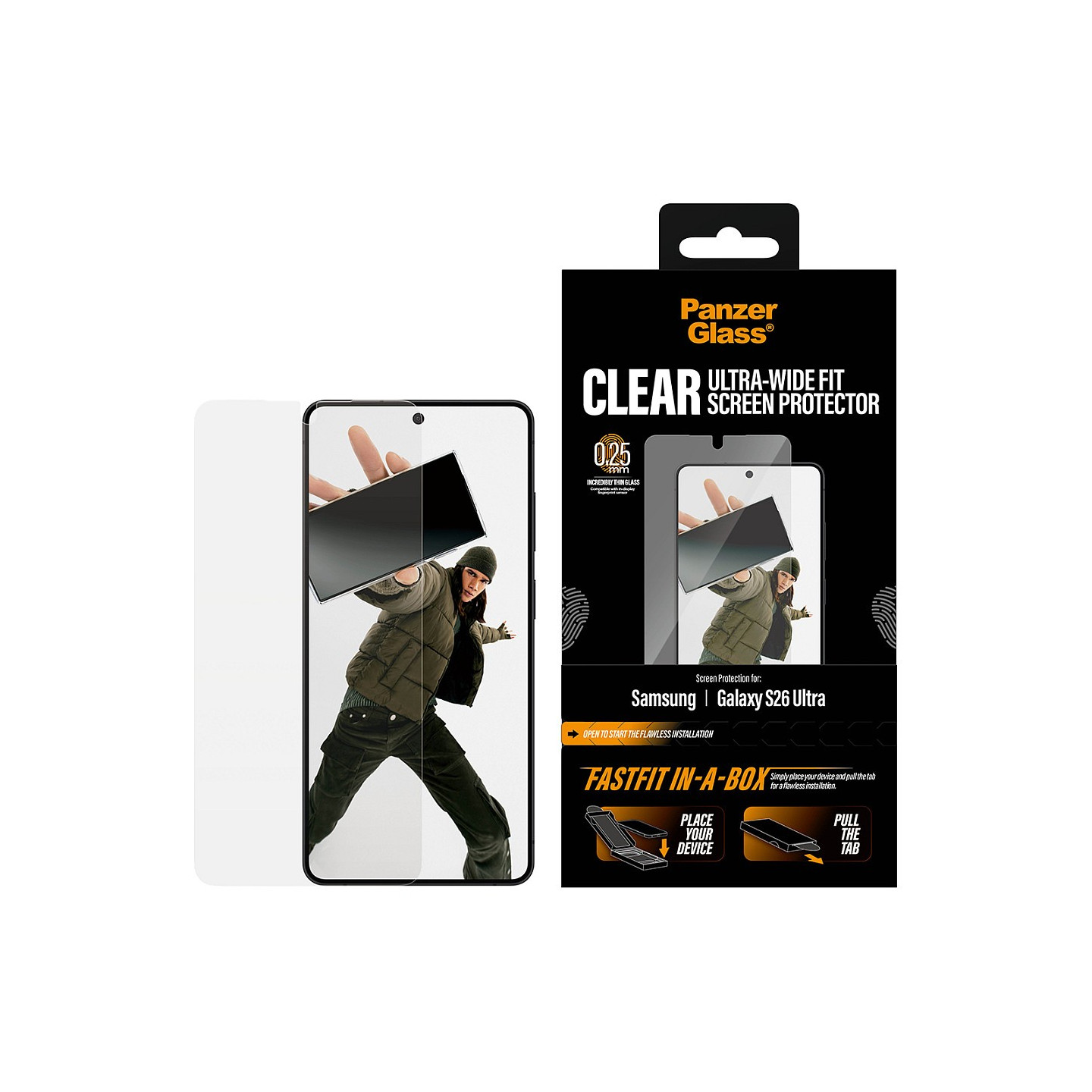 PanzerGlass Displayschutz Samsung Galaxy S26 Ultra Ultra-Wide Fit — Buy in Cyprus with Fast Delivery