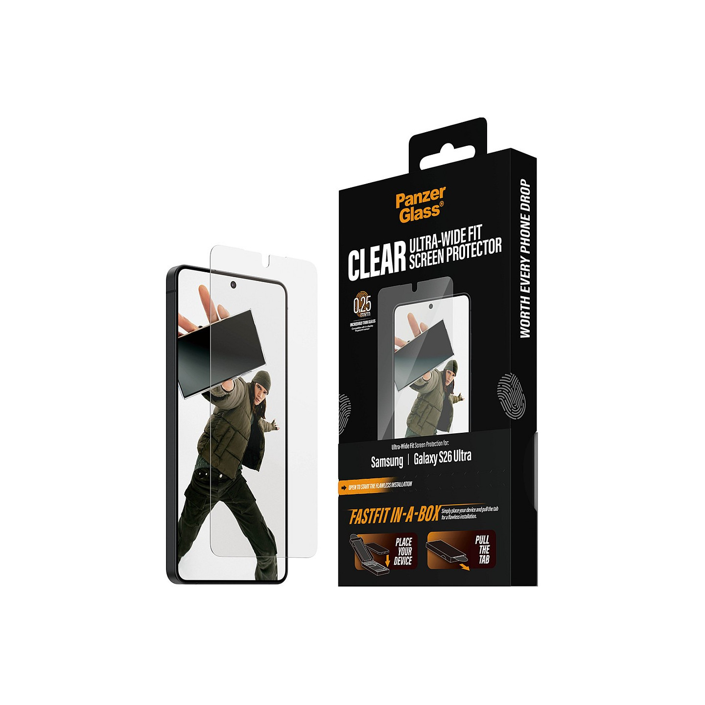 PanzerGlass Displayschutz Samsung Galaxy S26 Ultra Ultra-Wide Fit — Buy in Cyprus with Fast Delivery