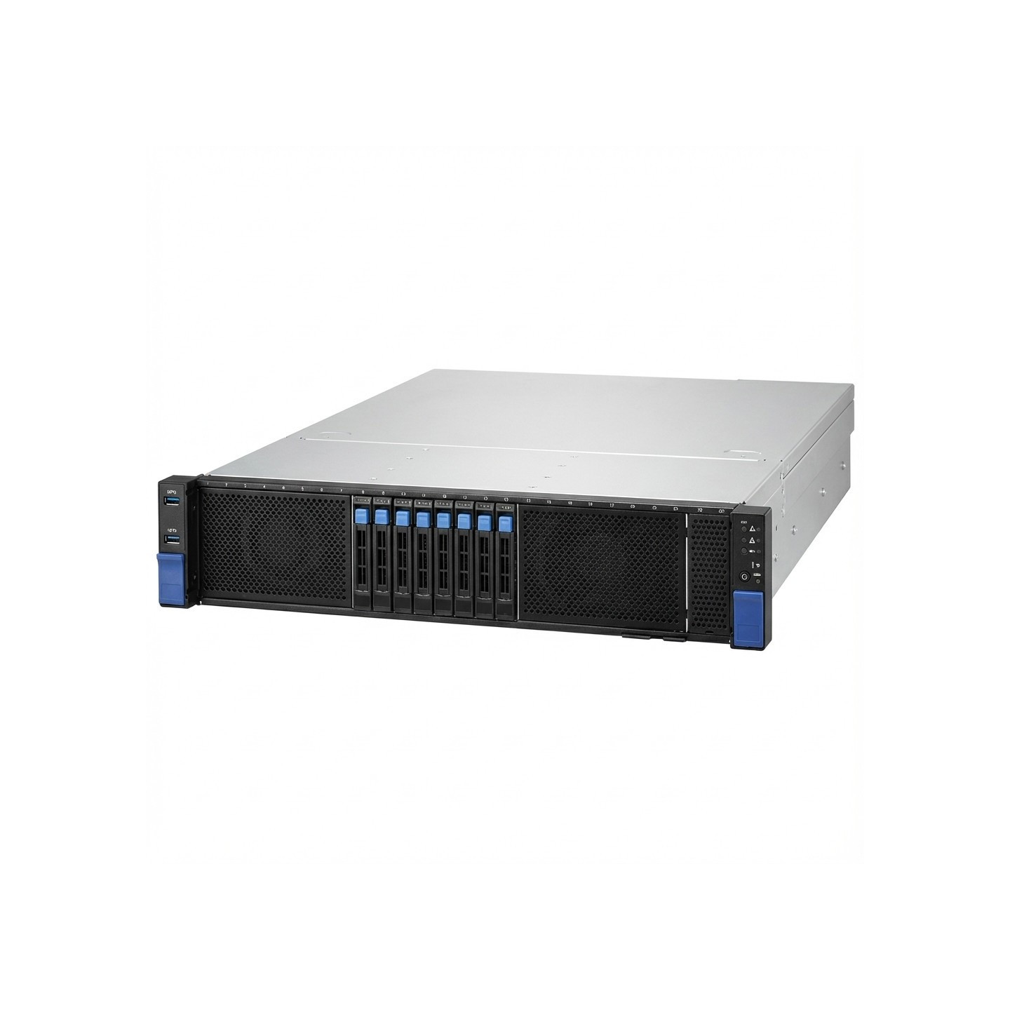 Server MiTAC B8261T85E8HR-2T-N - Server - Rack-Montage - 2U - zweiweg - keine CPU - NVMe - Hot-Swap 6.4 cm