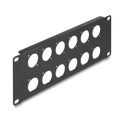 Delock D-Typ 10? Patchpanel 12 Port 2 HE schwarz — Buy in Cyprus with Fast Delivery