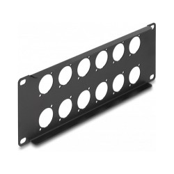 Delock D-Typ 10? Patchpanel 12 Port 2 HE schwarz — Buy in Cyprus with Fast Delivery