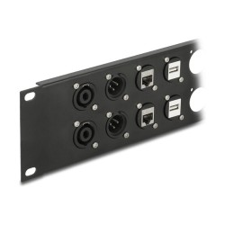 Delock D-Typ 10? Patchpanel 12 Port 2 HE schwarz — Buy in Cyprus with Fast Delivery