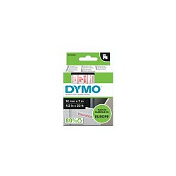 Dymo LabelWriter - D1 Etiketten selbstklebend - 12 mm x 7 m - Rot auf Weiß - (S0720550) — Buy in Cyprus with Fast Delivery