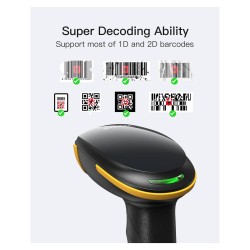 inateck Barcodescanner 23 black [BCST-23_black] — Buy in Cyprus with Fast Delivery