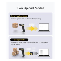 inateck Barcodescanner 23 black [BCST-23_black] — Buy in Cyprus with Fast Delivery