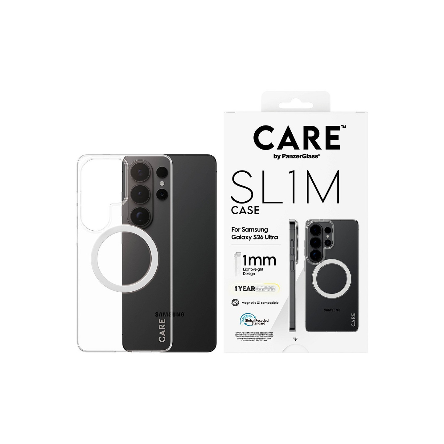 PanzerGlass CARE SL1M Case Transparent Samsung Galaxy S26 Ultra — Buy in Cyprus with Fast Delivery
