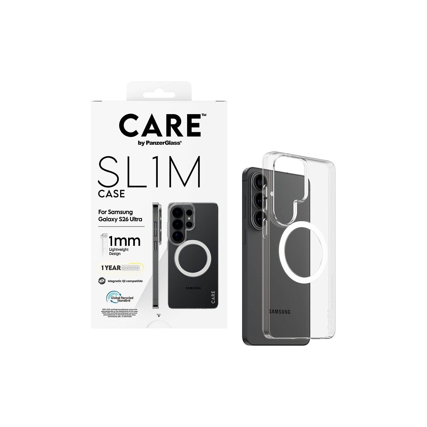 PanzerGlass CARE SL1M Case Transparent Samsung Galaxy S26 Ultra — Buy in Cyprus with Fast Delivery
