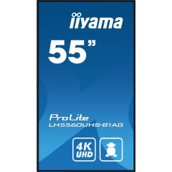 Buy iiyama LH5560UHS-B1AG - 55" (139.7 cm) 4K UHD Android 11 Digital Signage, Bl... in Cyprus, Nicosia, Limassol, Larnaka, Pafos