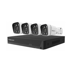 FOSCAM FN9108E-B4-2T Überwachungskameraset 4 Kameras mit Recorder Weiß — Buy in Cyprus with Fast Delivery