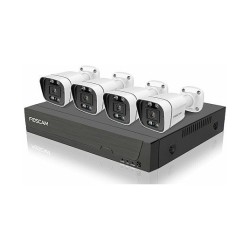 FOSCAM FN9108E-B4-2T Überwachungskameraset 4 Kameras mit Recorder Weiß — Buy in Cyprus with Fast Delivery