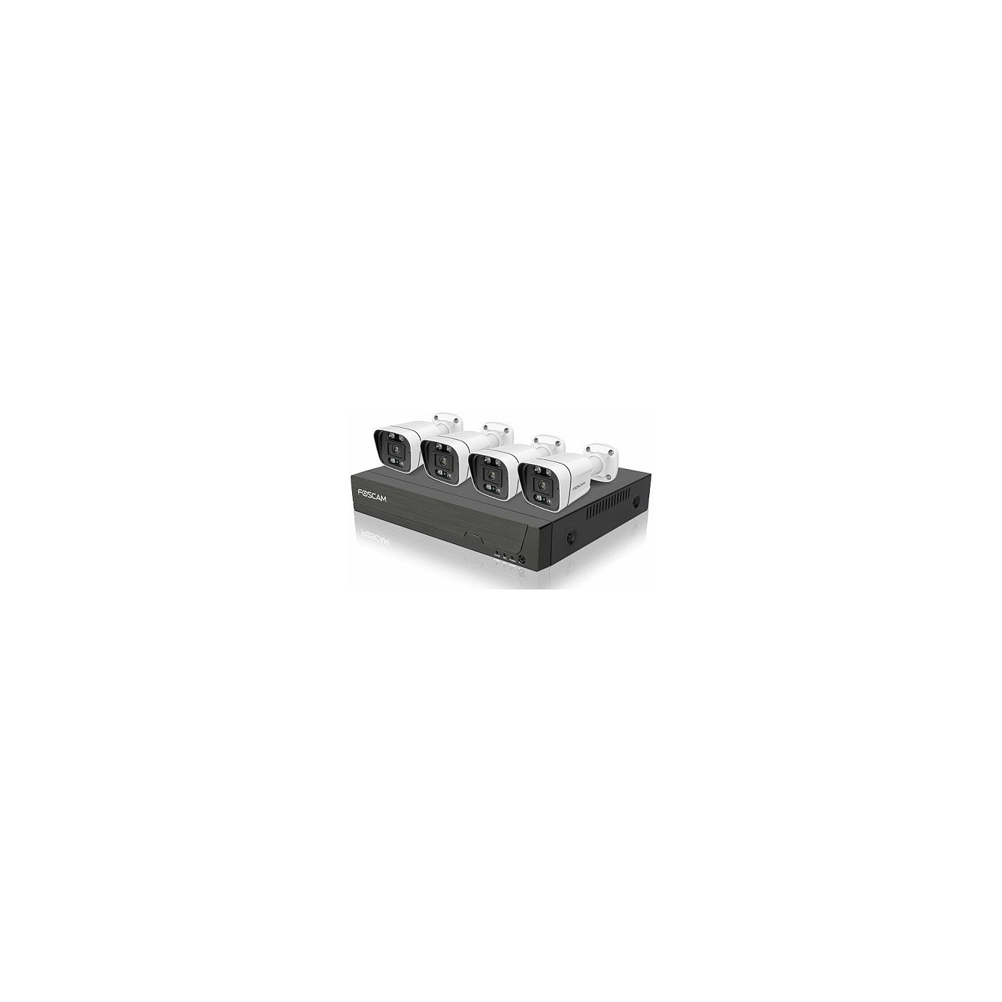 FOSCAM FN9108E-B4-2T Überwachungskameraset 4 Kameras mit Recorder Weiß — Buy in Cyprus with Fast Delivery