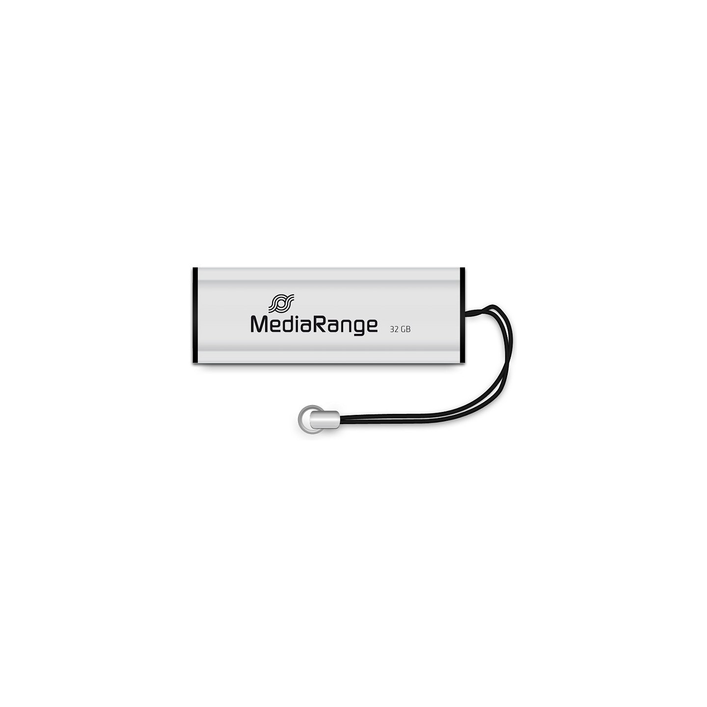 STICK 32GB USB 3.2 MEDIARANGE MR916 USB Typ-A - Dia - Schwarz - Silber — Buy in Cyprus with Fast Delivery