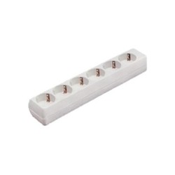 BACHMANN SMART 6x Schutzkontakt weiss ohne Kabel — Buy in Cyprus with Fast Delivery