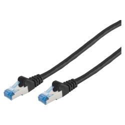 Patchkabel CAT6a RJ45 S FTP PiMF 0.25m Schwarz — Buy in Cyprus with Fast Delivery