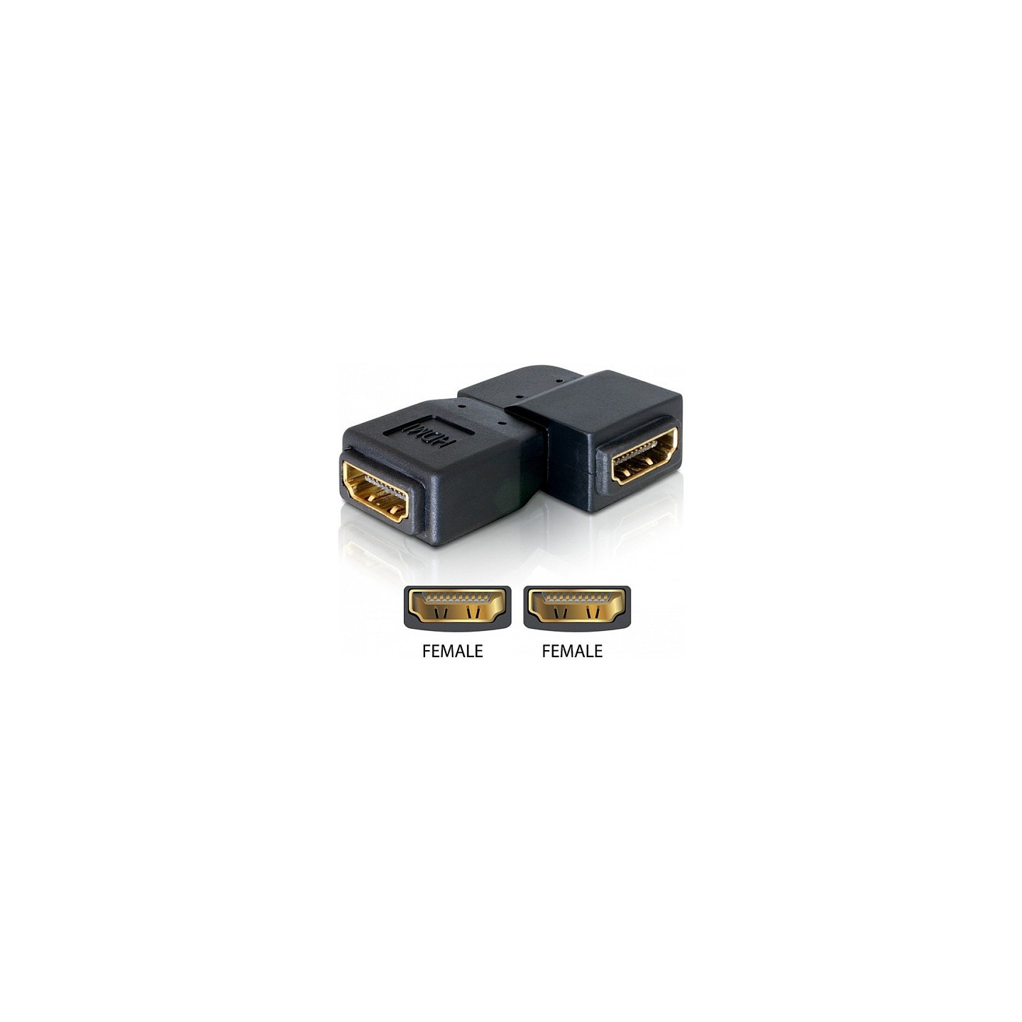 Adp HDMI Bu to Bu 90° gewinkelt- — Buy in Cyprus with Fast Delivery