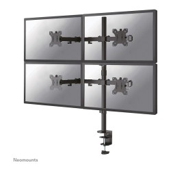 Neomounts FPMA-D550D4BLACK bewegliche Tischhalterung für 4 Bildschirme 13'-32' - Schwarz — Buy in Cyprus with Fast Delivery