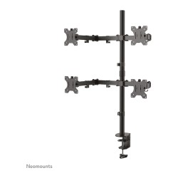 Neomounts FPMA-D550D4BLACK bewegliche Tischhalterung für 4 Bildschirme 13'-32' - Schwarz — Buy in Cyprus with Fast Delivery