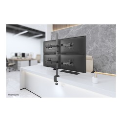 Neomounts FPMA-D550D4BLACK bewegliche Tischhalterung für 4 Bildschirme 13'-32' - Schwarz — Buy in Cyprus with Fast Delivery